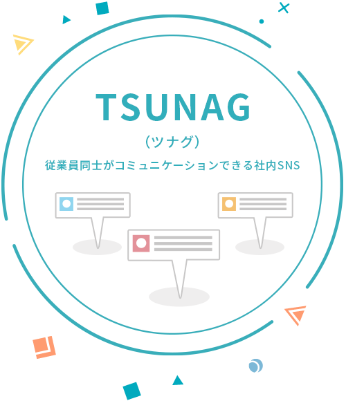 TSUNAGU(ツナグ)従業員同士がコミュニケーションできる社内SNS